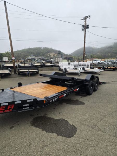 New SPLIT-TILT 2027 DOUBLE A CT147-22 82"X22' 15400 GVWR EQUIPMENT TRAILER