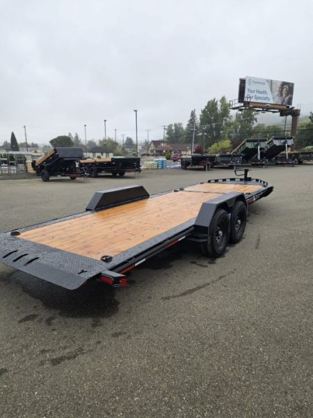New SPLIT-TILT 2027 DOUBLE A CT147-22 82"X22' 15400 GVWR EQUIPMENT TRAILER