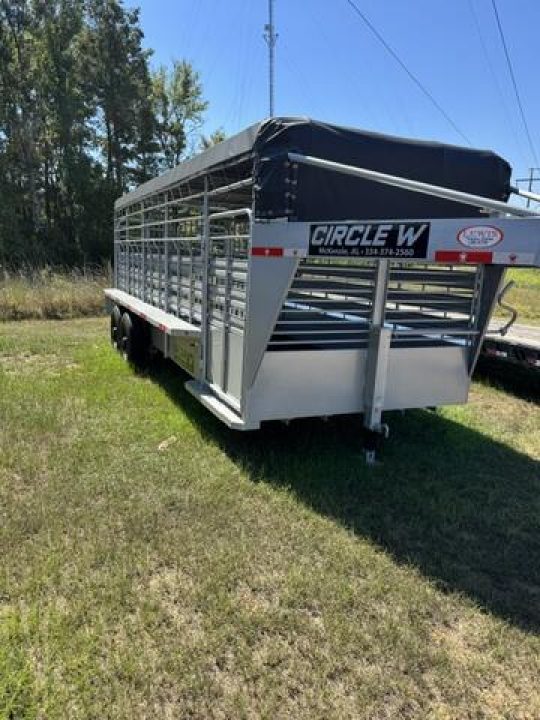 New 2026 20Ft Gooseneck Stock Trailer