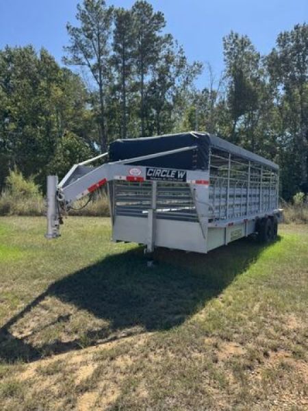 New 2026 20Ft Gooseneck Stock Trailer
