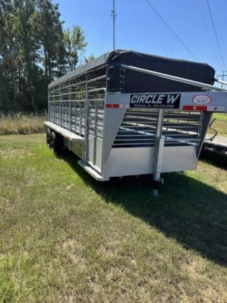 New 2026 20Ft Gooseneck Stock Trailer
