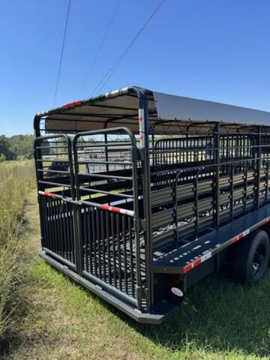 New 2026 24FT Gooseneck Stock Trailer