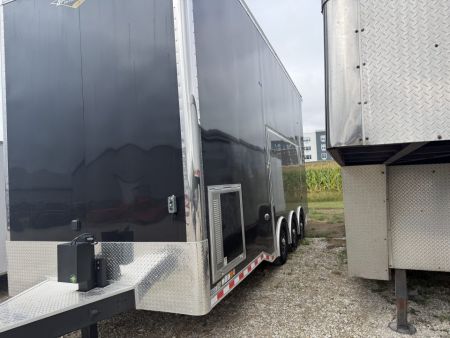 Used USED 2026 American Cargo Group EGP8524R5-S Cargo / Enclosed Trailer 102X24 TA RAMP DOOR (GVW:21000) BLACK