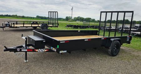 New 2026 H&H Trailers 82x14 Solid Side Utility Trailer