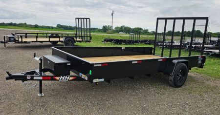 New 2026 H&H Trailers 82x14 Solid Side Utility Trailer