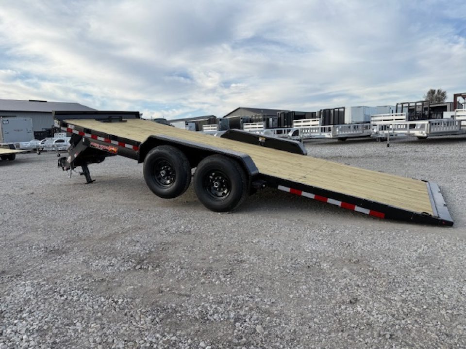 New 2027 H&H 82"X20' 14K Electric Tilt Speed Loader Car Hauler Trailer Trailer