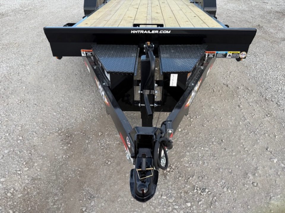 New 2027 H&H 82"X20' 14K Electric Tilt Speed Loader Car Hauler Trailer Trailer