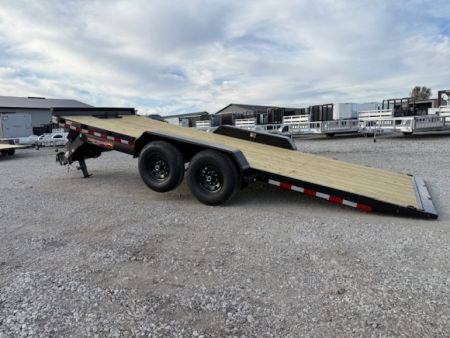 New 2027 H&H 82"X20' 14K Electric Tilt Speed Loader Car Hauler Trailer Trailer