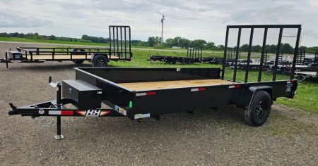 New 2026 H&H Trailers 82x14 Solid Side Utility Trailer