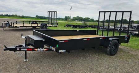 New 2026 H&H Trailers 82x14 Solid Side Utility Trailer