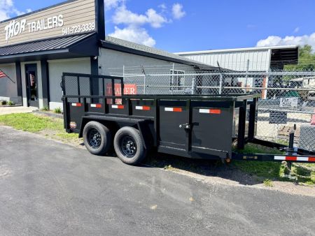 New 2027 Prospector 6X12 TA 24  STEEL SIDE BOX STEEL FLOOR  W Utility Trailer
