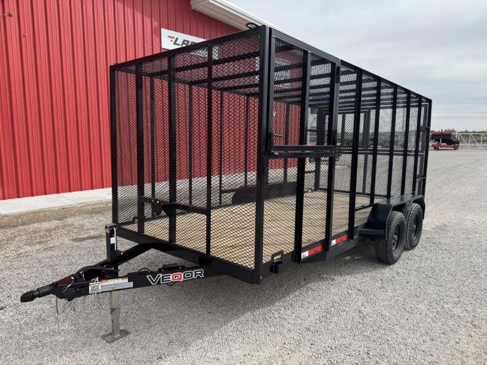 2025 Veqor 7X16 Tandem Axle Trash Trailer
