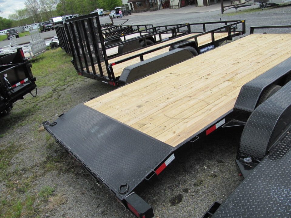 New Sure-Trac 7 X 16 +2 7K Wood Deck Car Hauler