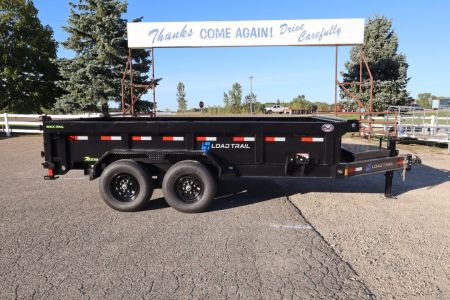 New 2027 Load Trail 7x14 24  Sides Dump Trailer