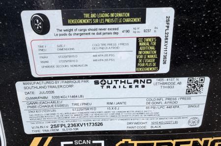New 2027 Southland Trailers 5-10 Dump 5.2K Axles