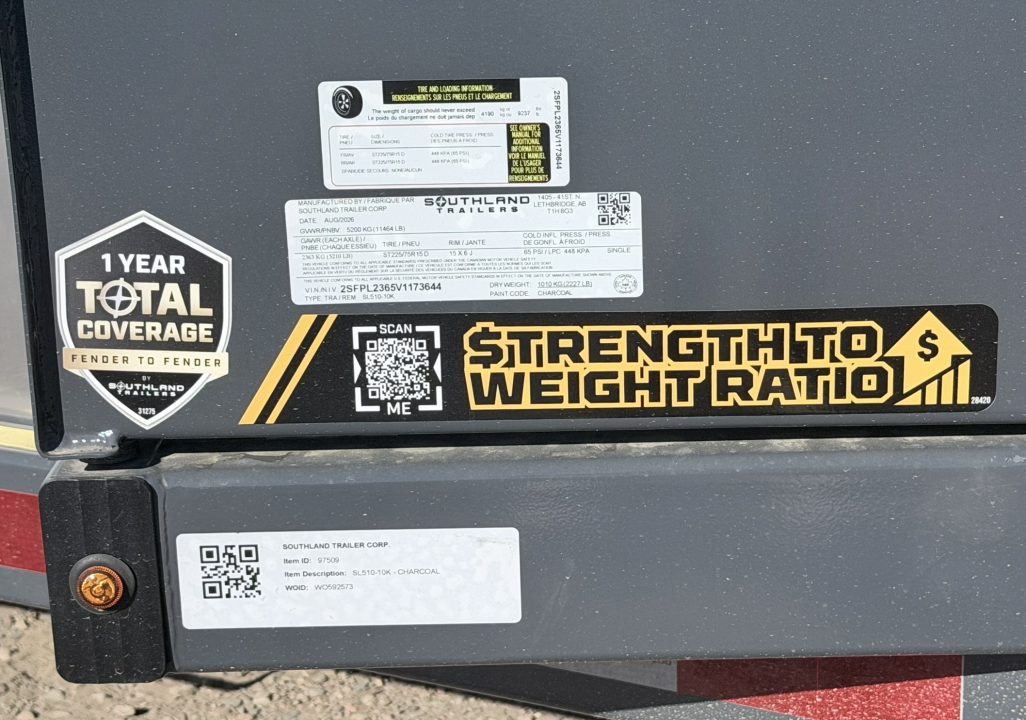 New 2027 Southland Trailers 5-10 Dump 5.2K Axles