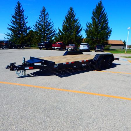 New 2027 Midsota 82  x 18 (16+2) Wood Deck Car Hauler 7K Car Hauler
