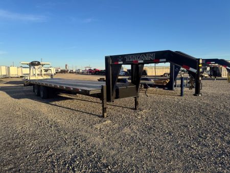 New 2026 Titan Trailer 30' (24+6) Tandem Dual Flatbed Trailer