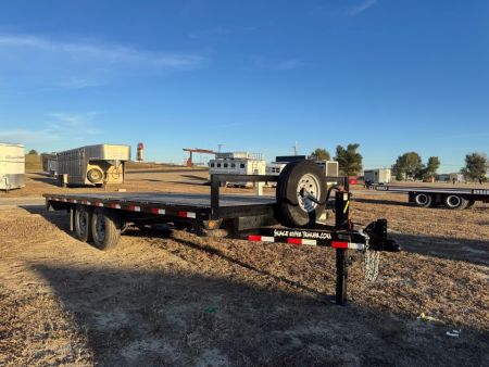 Used 2024 Snake River 8x20 Deckover Flatbed Trailer