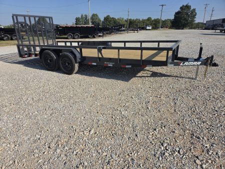 New 2027 Lamar 83X20 TANDEM 10K TUBETOP UTILITY W/HD 5' SPRING GATE