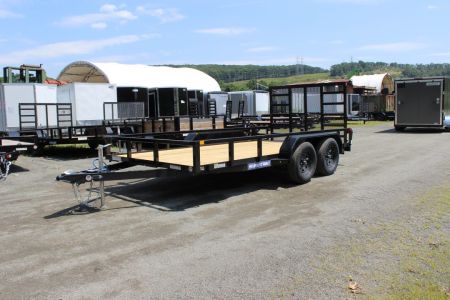 New 2027 Sure-Trac 7x14 Tandem Axle Tube Top Utility Trailer