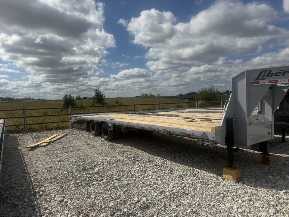 New 2027 Liberty LF22K102X27+5B12GN Flatbed Trailer