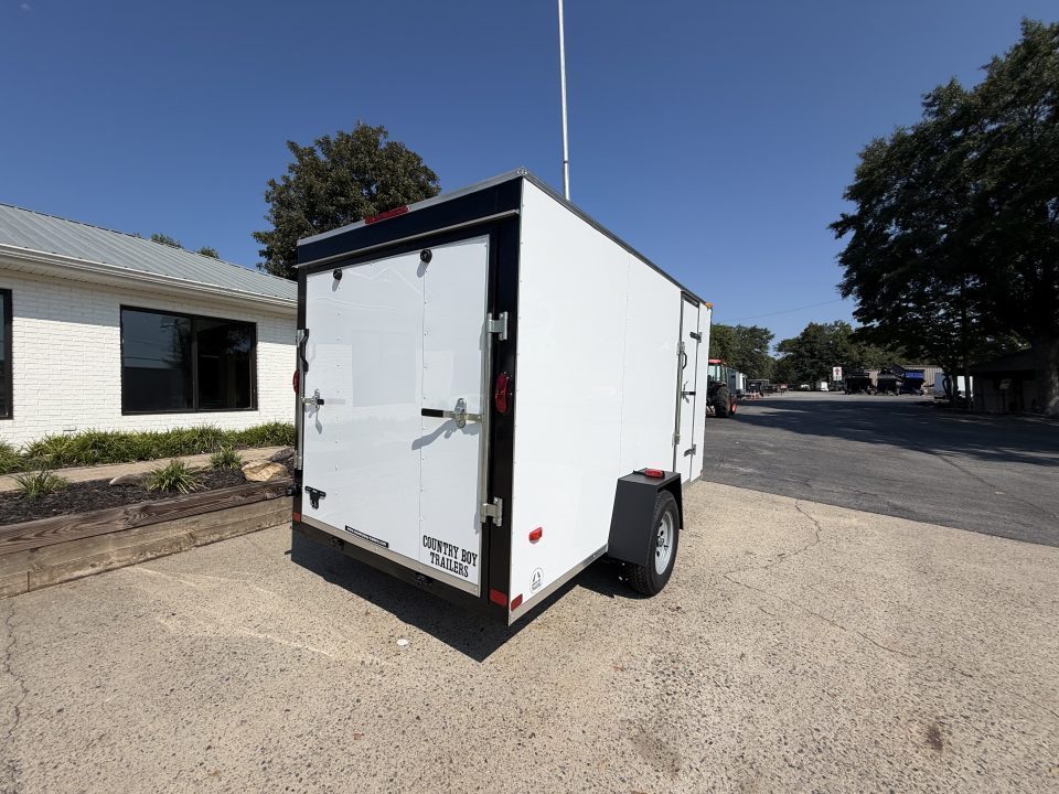 New 2027 Covered Wagon 6x12' Enclosed, Economy Model, 6' Tall