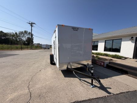 New 2027 Covered Wagon 6x12' Enclosed, Economy Model, 6' Tall