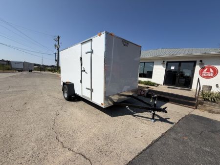 New 2027 Covered Wagon 6x12' Enclosed, Economy Model, 6' Tall