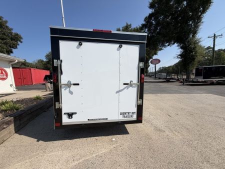 New 2027 Covered Wagon 6x12' Enclosed, Economy Model, 6' Tall
