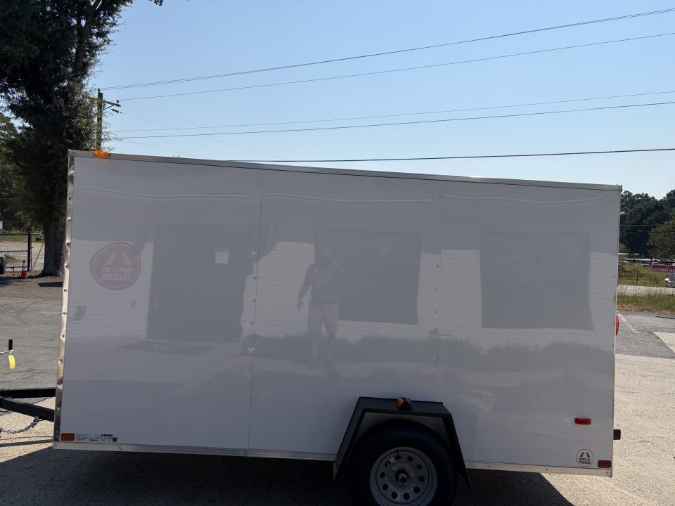 New 2027 Covered Wagon 6x12' Enclosed, Economy Model, 6' Tall