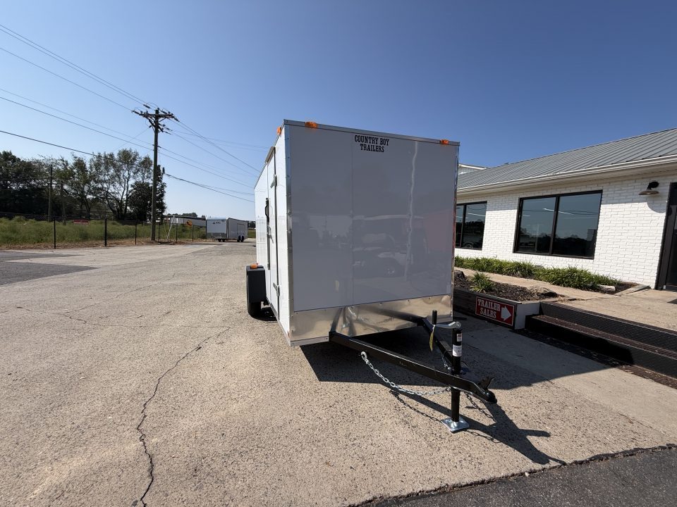 New 2027 Covered Wagon 6x12' Enclosed, Economy Model, 6' Tall