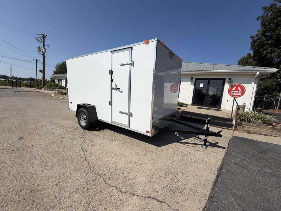 New 2027 Covered Wagon 6x12' Enclosed, Economy Model, 6' Tall