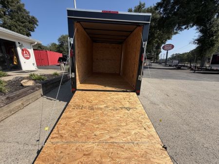 New 2027 Covered Wagon 6x12' Enclosed, Economy Model, 6' Tall