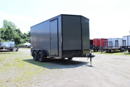 New 2027 Haulmark 7x14 Enclosed Cargo Trailer - Black Out PKG