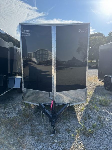 New 2027 Cargo Mate EHECO612SA-24 Enclosed 6X12 SA RAMP DOOR (GVW:2990) BLACK