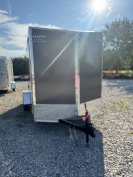 New 2027 Cargo Mate EHECO612SA-24 Enclosed 6X12 SA RAMP DOOR (GVW:2990) CHARCOAL