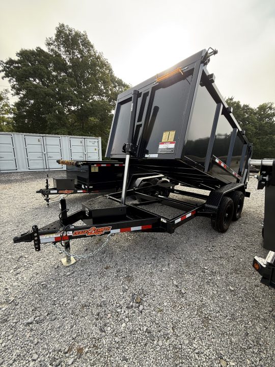 New 2027 Down 2 Earth 6X12 Dump Trailer, Telescopic, 48" Sides, #5200 Axles # 7,118 Payload