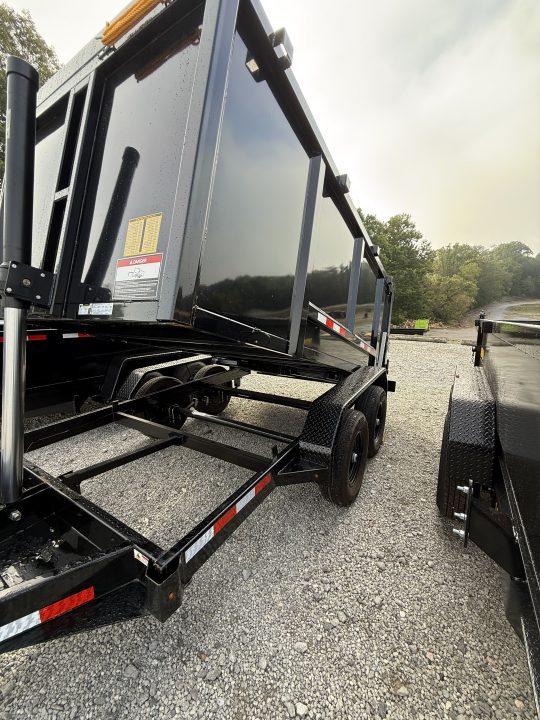 New 2027 Down 2 Earth 6X12 Dump Trailer, Telescopic, 48" Sides, #5200 Axles # 7,118 Payload