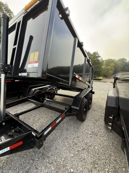 New 2027 Down 2 Earth 6X12 Dump Trailer, Telescopic, 48" Sides, #5200 Axles # 7,118 Payload