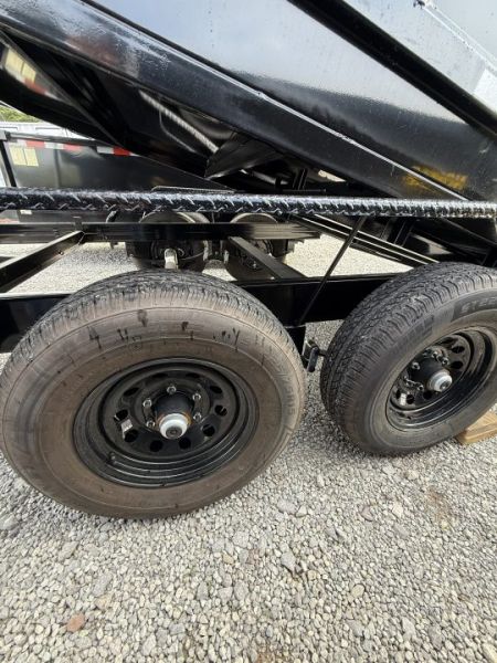 New 2027 Down 2 Earth 6X12 Dump Trailer, Telescopic, 48" Sides, #5200 Axles # 7,118 Payload