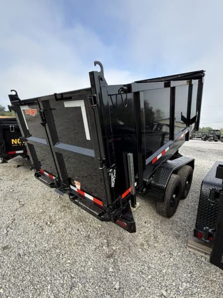 New 2027 Down 2 Earth 6X12 Dump Trailer, Telescopic, 48" Sides, #5200 Axles # 7,118 Payload