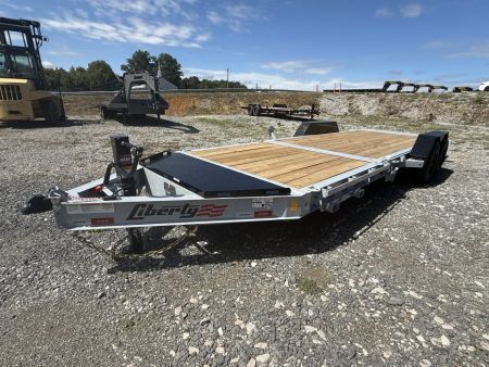 New 2027 Liberty LT16K 22’ Tilt Trailer, 17.5K GVWR, OIL BATH AXLES, FORK HOLDERS, TOOLBOX