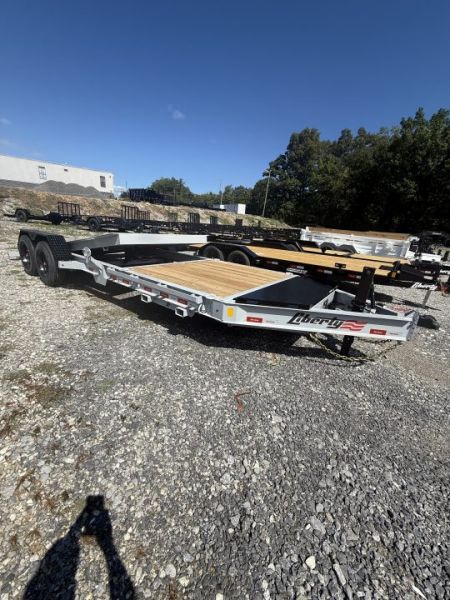 New 2027 Liberty LT16K 22’ Tilt Trailer, 17.5K GVWR, OIL BATH AXLES, FORK HOLDERS, TOOLBOX