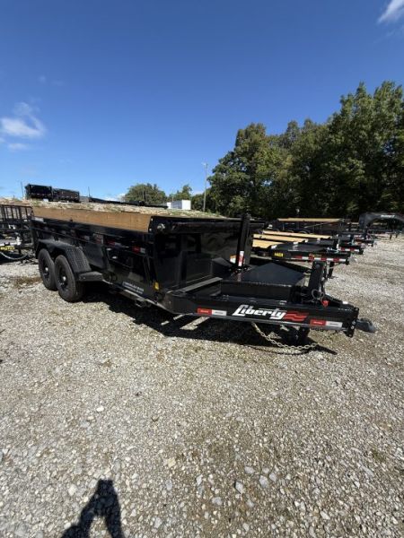 New 2027 Liberty LD14K83B8x14 Dump Trailer, 15.4K GVWR, 7GA FLOOR, RAMPS, TARP, STABILIZER FEET