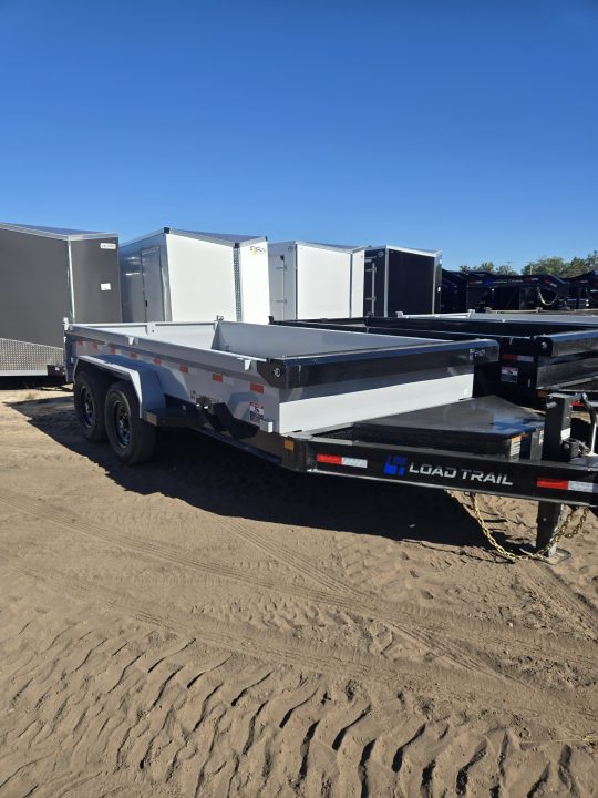 New 2026 Load Trail 83 X 14 ECON DUMP 18IN SIDES GRAY Dump Trailer