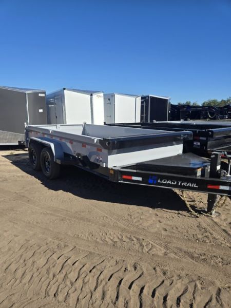 New 2026 Load Trail 83 X 14 ECON DUMP 18IN SIDES GRAY Dump Trailer