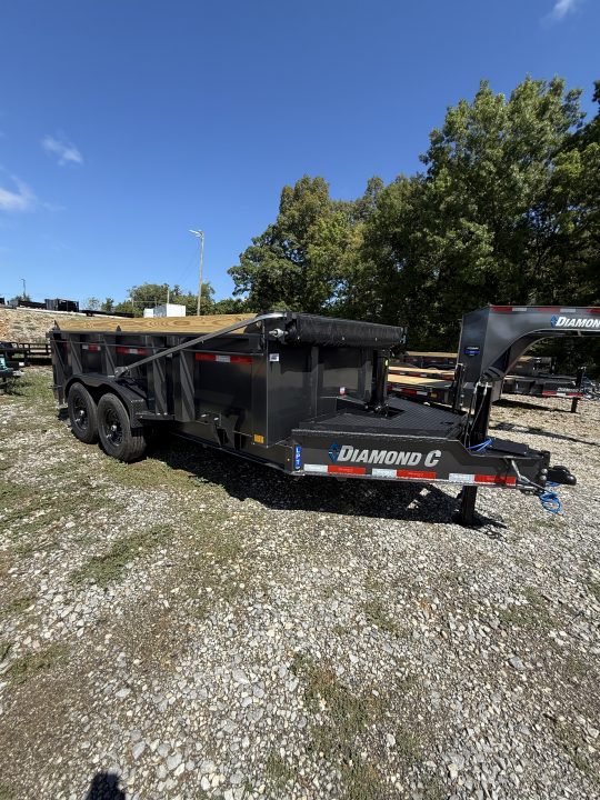 New 2027 Diamond C LPT 207 14’ Dump Trailer, PACESETTER EDITION, HYD JACK, HEAVY FENDERS, 15.5K GVWR