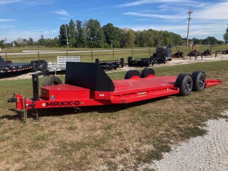 New 2027 MAXX-D 80X24 TANDEM 9.9K DROP-N-LOAD W/ HYDROJACK, WINCH, IN FLOOR TOOL BOX & WIRELESS REMOTE Car Hauler