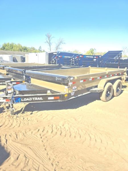 New 2026 Load Trail 83 X 14 ECON DUMP 18IN SIDES GRAY Dump Trailer